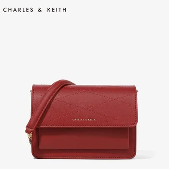 

CHARLES＆KEITH New Arrival for Spring 2020 CK2-80780285 Women's Accordion Bag Flip-open Shoudler Bag Crossbody Mini Bag