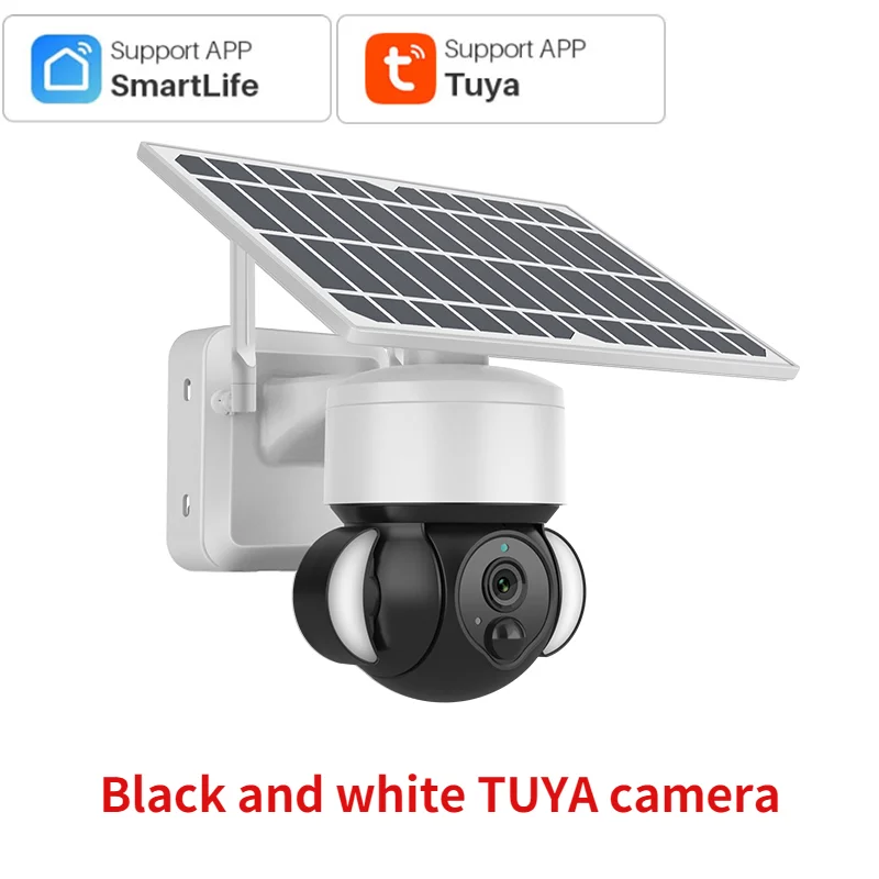 cheap home security cameras INQMEGA TUYA Camera with Solar Panel, PIR Motion Detection, Can Be Installed Separately, Video Surveillance CCTV Supports Alexa cheap outdoor security cameras Surveillance Items