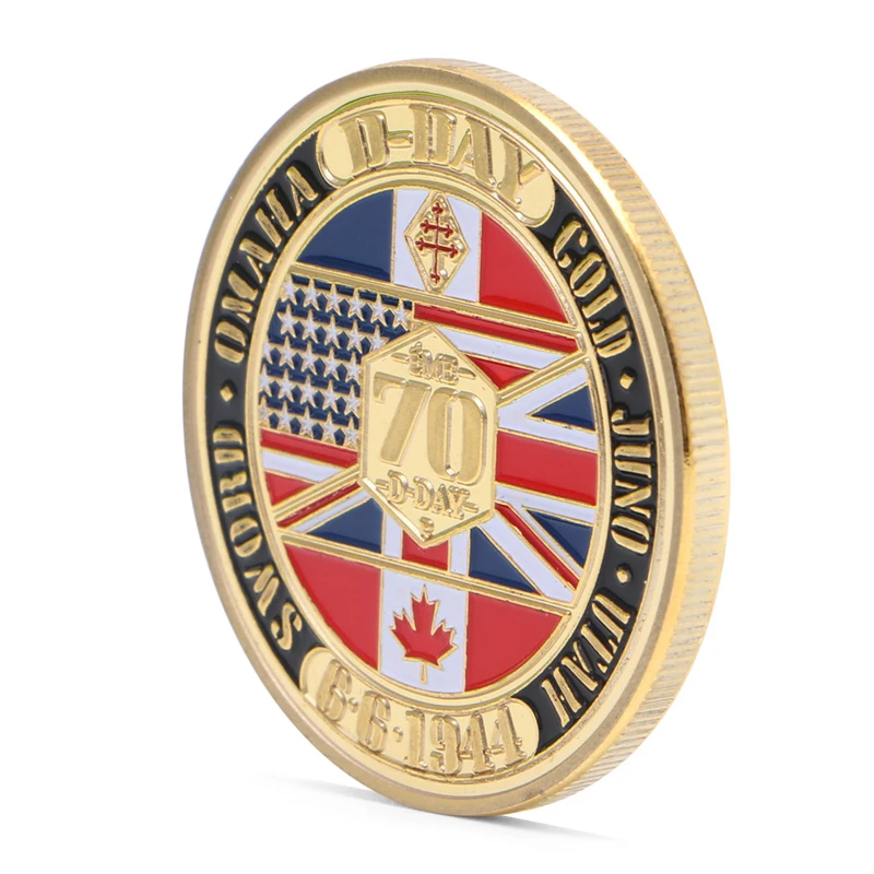 Normandie Виктори 70-летие 1944 памятная монета вызов сувенир