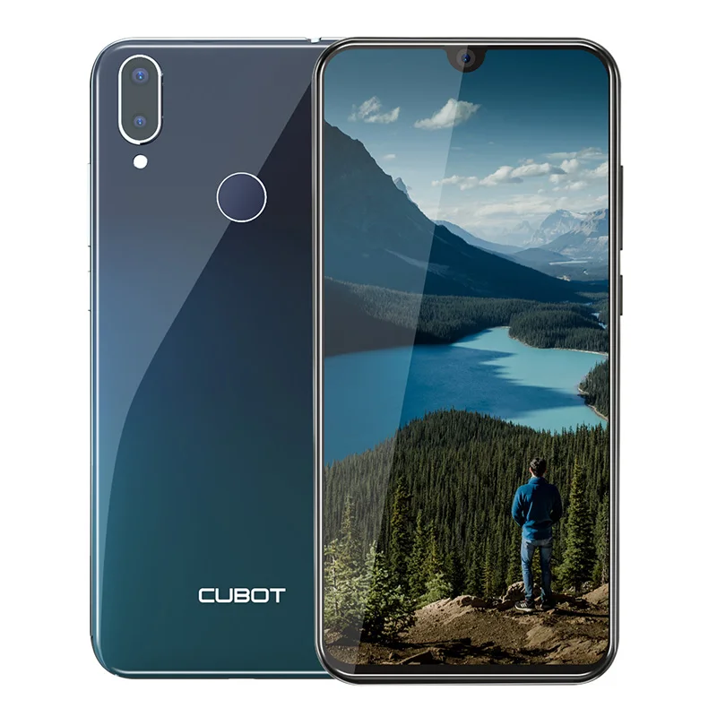 Смартфон Cubot R19 5,7" 19:9 Waterdrop полный экран, 3 Гб+ 32 ГБ Android 9,0 Pie MT6761(Helio A22) Задняя Двойная камера 13МП распознавание лица 4G LTE Телефон 2800мАч - Цвет: Gradient