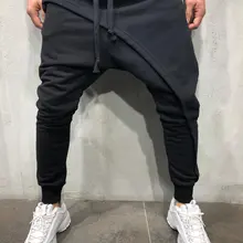 Zogaa/ популярные мужские брюки с перекрестными ремешками, повседневные штаны в стиле хип-хоп, мужские удобные штаны для бега, модные мужские хлопковые штаны