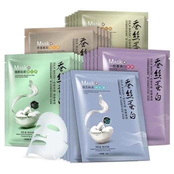 

20 PCS Hydrodynamic Silk Mask Whitening Bright Skin Water Facial Mask Moisturizing Control Oils Acne Skin Care Bodys Treatments
