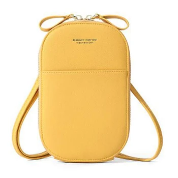 

Fashionable Mobile Phone Bag Korean Version Zipper Crossbody Shoulder