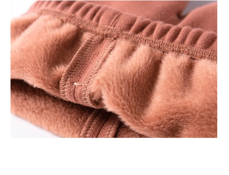 Baby Kids Pants Autumn Winter Thicken Plus Velvet Skinny Pants for Girl Toddler Baby Trousers Elastic Waist Child Girl Leggings