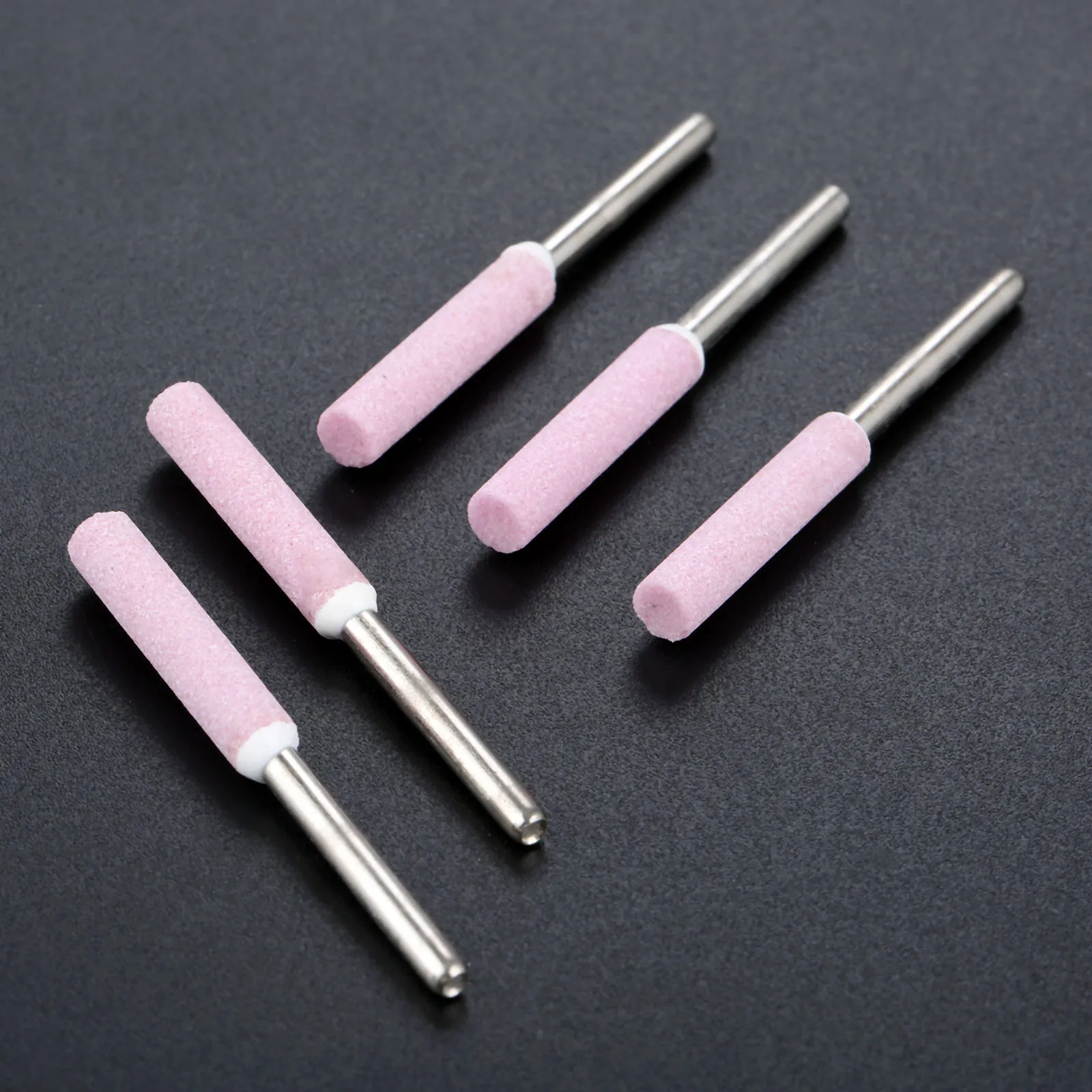 

5Pcs 3/16" 4.8mm Chainsaw Sharpener Burr Chain Saw Grinding Stone File Rotary Tool for Metal Polishing Chainsaw Sharpening