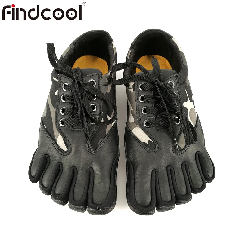 Findcool кожи пять 5 пальцев на открытом воздухе треккинговые ботинки с нескользящей