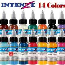 Высокое качество 14 вышивальная машина Перманентный цвет пигмент татуировки чернила 30 мл Красота поставки