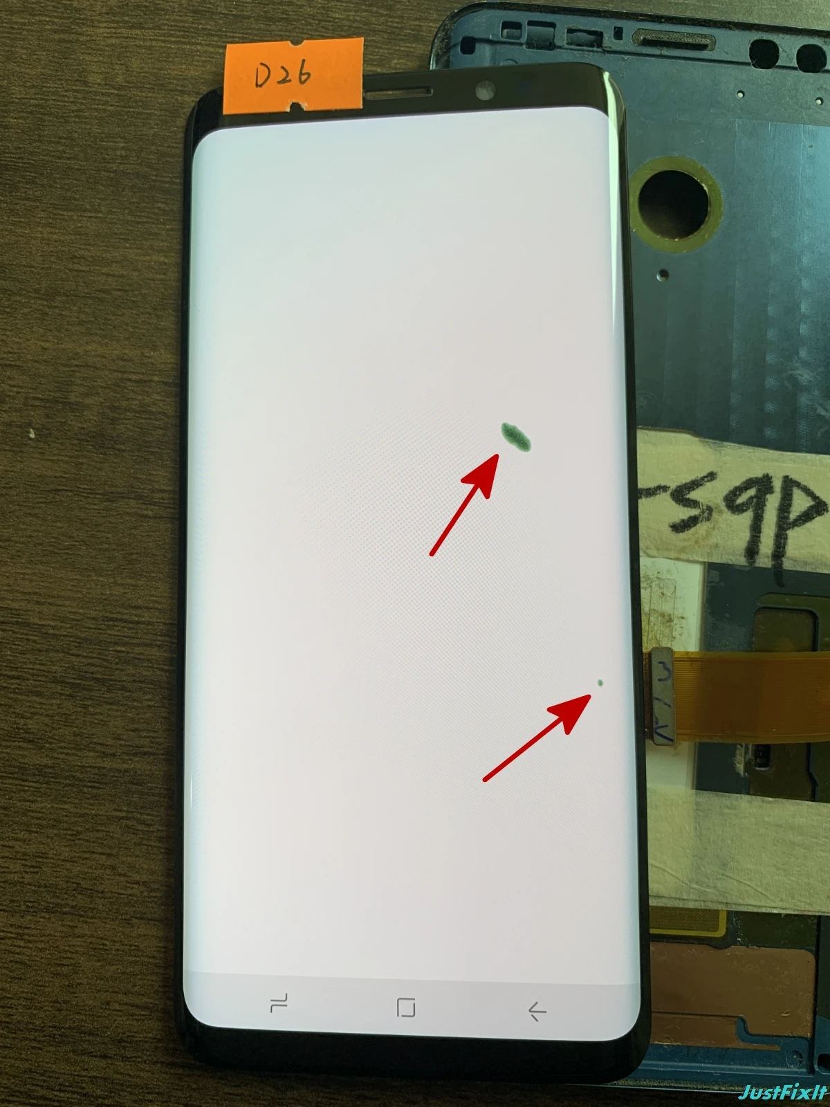 D26 Дефект для samsung Galaxy S9 G960 G960F G960U ЖК-дисплей с сенсорным экраном дигитайзер Super AMOLED - Цвет: D26