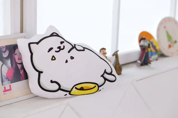 Аниме кошка двор Neko Atsume сопутствующие товары подушка задняя подушка может быть напечатан логотип