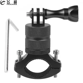 

Aluminum Bicycle Clip 360 Degree Rotaty Bike Cycling Handlebar Adapter Camera Stand Motorcycle Mount for GoPro 8 7 SJCam Yi Part