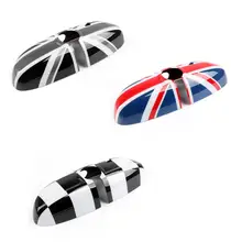 Areyourshop Юнион Джек Авто тусклый интерьер зеркало заднего вида крышка для MINI Cooper F55 F56 MK3 зеркало заднего вида части автомобиля