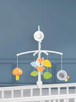 

Music Rotating Bedside Bell Rattle Soothing Cloth Toy For Children 0-1 Year Old Baby