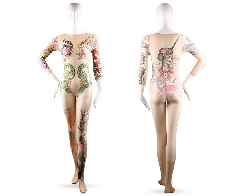 Japanese Tattoo Printing Bodystockings 5 Japanese Tattoo Printing Bodystockings 5