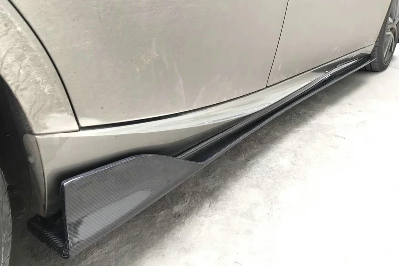 Для Lexus на IS350/300 h/300 АТС Стиль углеродного волокна боковой юбки расширение(GSE/AVE/ASE 3#) волокна двери шаг набор сплиттеров