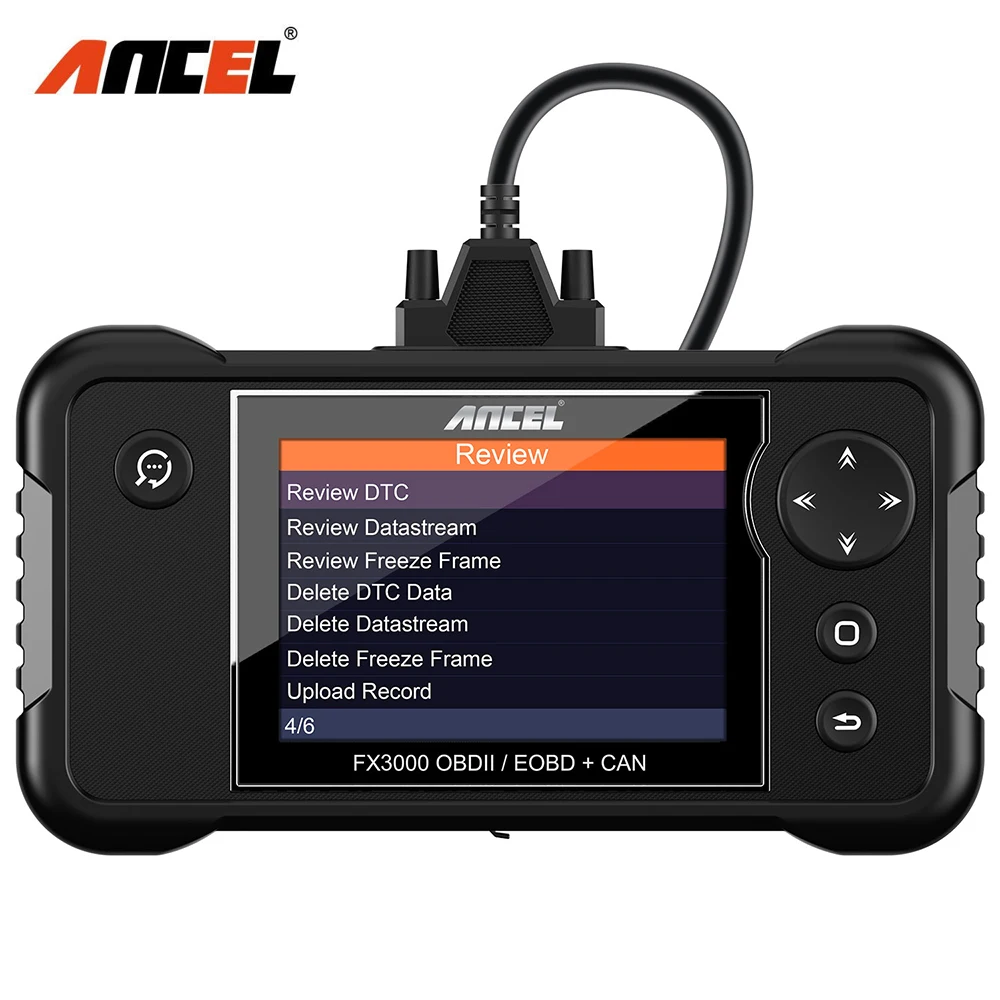 ANCEL FX3000 Automotive Scanner ABS Oil BMS EPB SAS Reset Four Systems