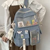 JOYPESSIE Kawaii Nylon Women Backpack Fashion Waterproof Rucksack for Teen Girls School Bag Cute Student Bookbag Travel Mochila ► Photo 3/6