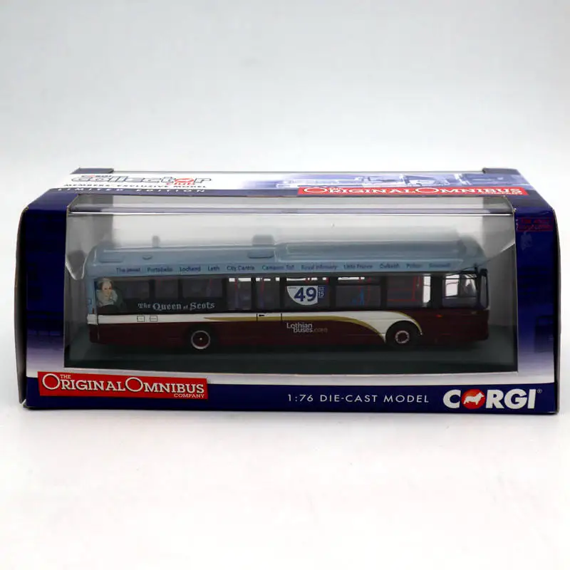 Корги 1: 76 OOC Wright Eclipse одноэтажный автобус Lothian автобус королева Scots OM46014B литые под давлением модели игрушки автомобиль