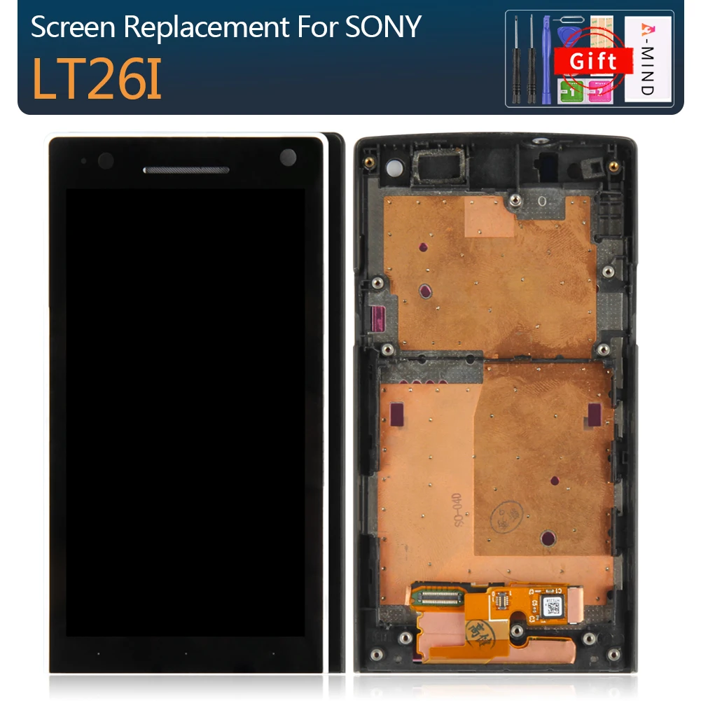 

100% Warranty 4.3" For Sony Xperia S LCD Touch Screen For Sony Xperia S Display Digitizer Assembly LT26i LT26