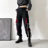45857-e54217.jpg Women Cargo Pants 2023 Harem Pants Fashion Punk Pockets Jogger Trousers With Chain Harajuku Elastics High Waist Streetwear