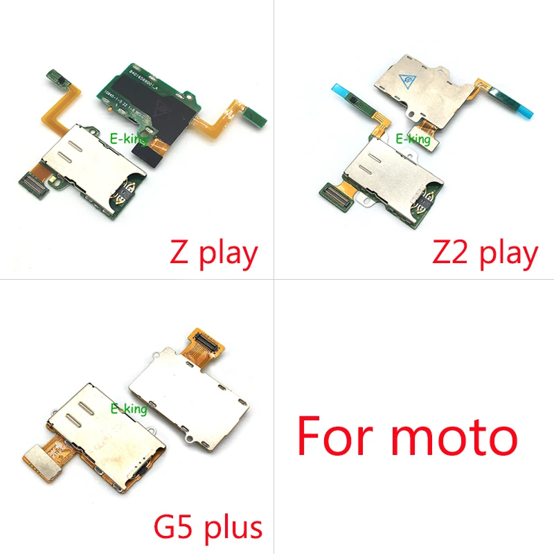 10pcs For Motorola Moto Z Play Z2 G5 Plus Sim Card Slot Tray Holder Sim Card Reader Socket - Sim Cards Adapters AliExpress