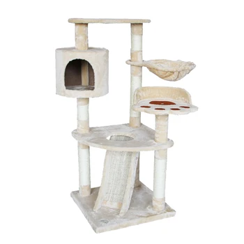 

Stable Export Cat Climbing Frame Sisal Solid Wood Litter Cat Tree Villa Durable Scratch Board Jumping Platform Cat Tree Cat Toy