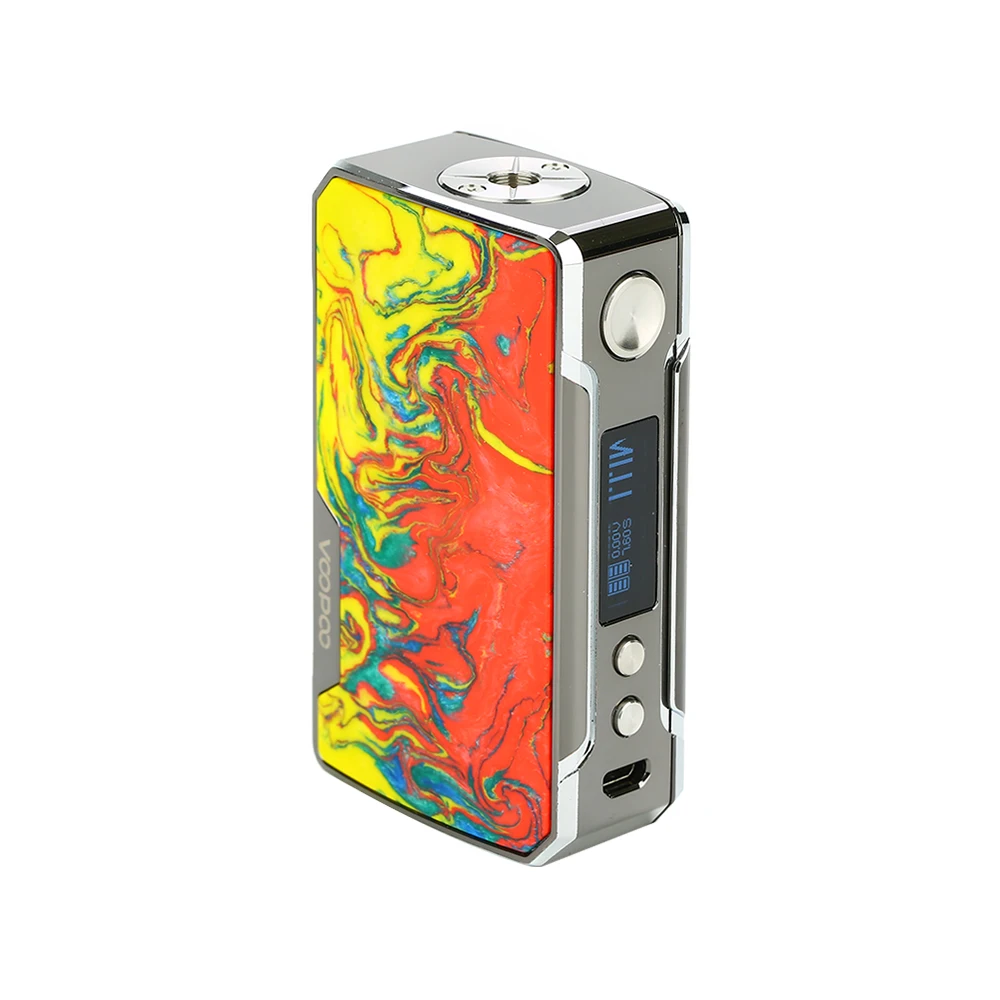 Platinum Fire Cloud VOOPOO Drag 2 Platinum 177 Вт TC коробка мод мощность на 18650 батарея Vape испаритель Voope MOD - Цвет: Platinum Fire Cloud