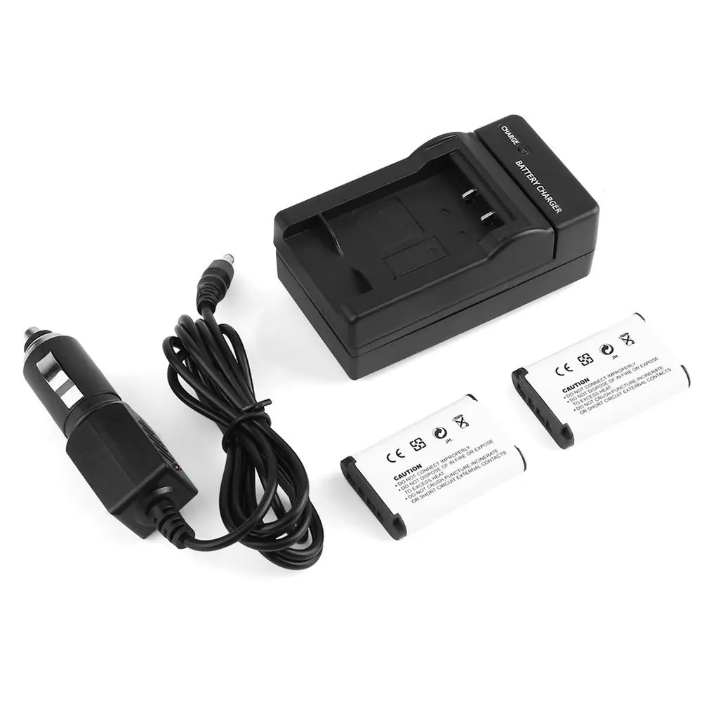 

Small Size Rechargeable Digital Camera Battery Packs + Fold-out Travel Charger US Plug for NP-BX1 Camera