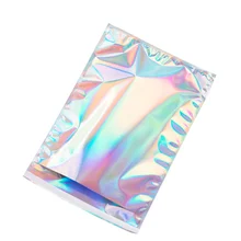 Enveloppe plastique auto scellante pour courrier laser, sac de couleur de manteau de lettres, enveloppe de messager, 50 pièces