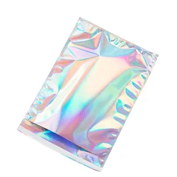 Enveloppe plastique auto scellante pour courrier laser, sac de couleur de manteau de lettres, enveloppe de messager, 50 pièces 