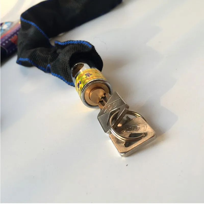 

Motorcycle, Electric Bicycle Tricycle Lock, Cloth Chain Lock