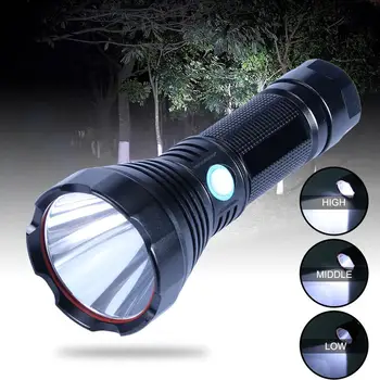 

Tactical SST40 Super Powerful LED Flashlight 4 Modes Night Torch Lamp 26650 USB Cable Ultra Bright Rechargeable Flash Lights