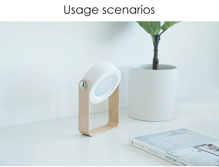 Folding Portable Night Light Touch Switch USB Charging Dimmable LED Reading Table Light Waterproof Bedside Bedroom Desk Lamp