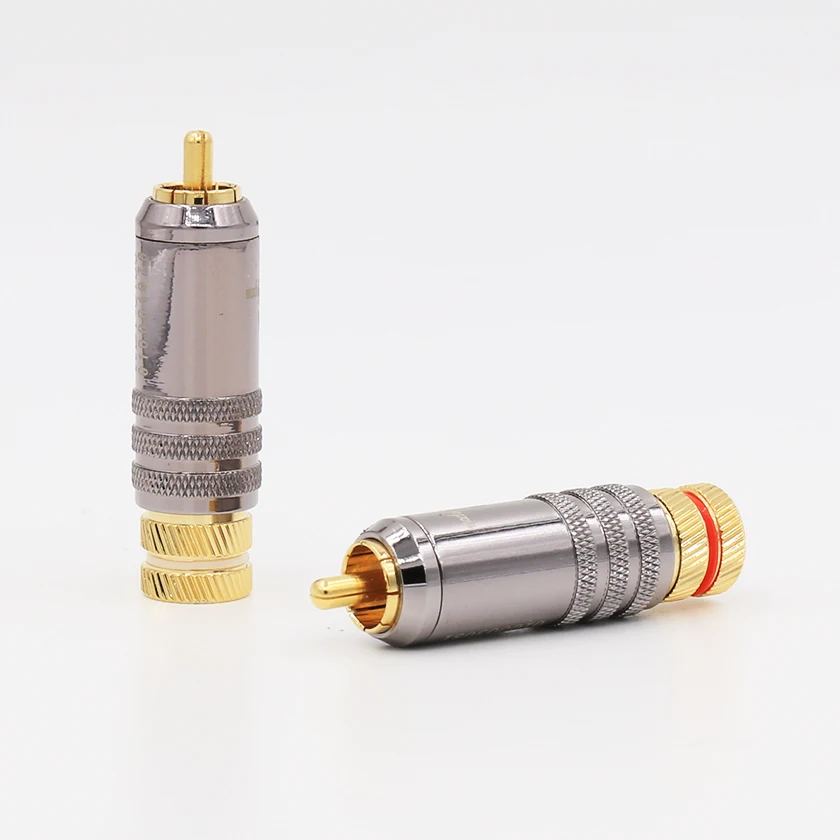4 шт. позолоченные штекеры RCA WBT-0150 для межблочного аудиокабеля hifi | Электроника