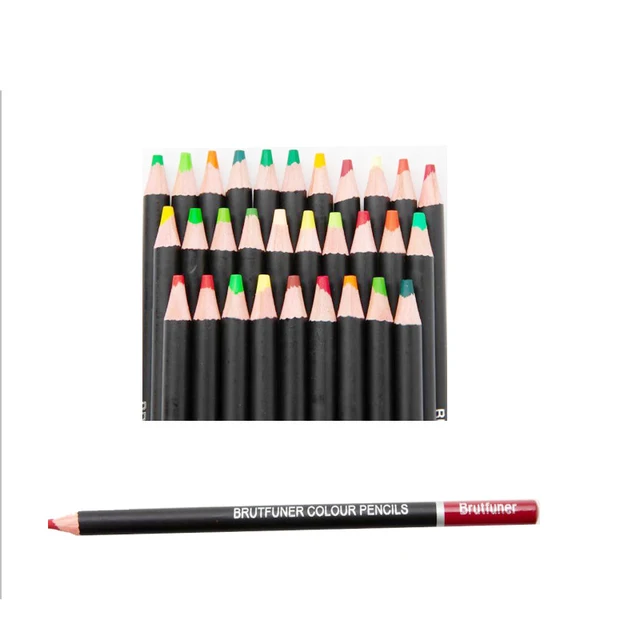 Colored Pencils Professional Set of 180 Colors, Soft WaxBased Cores