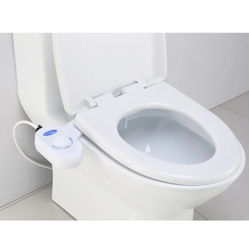 New Non Electric Mechanical Bidet Toilet Seat Attachment Fresh Water Spray