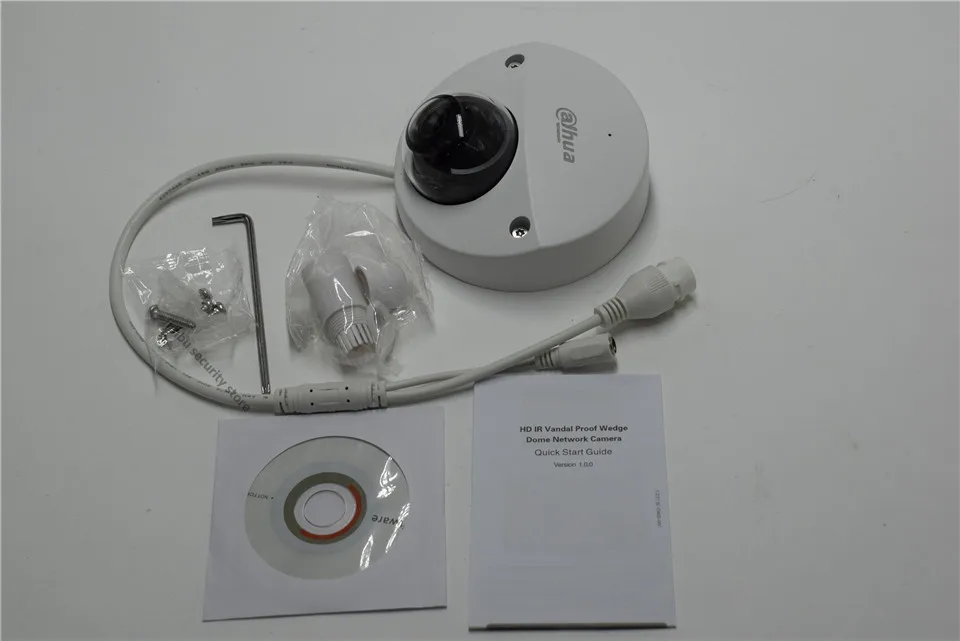 Dahua камера безопасности 4 м IPC-HDBW4431F-AS IR20m мини купольная H.265 POE IP67 IK10 микро SD память CCTV камера Интеллектуальное обнаружение