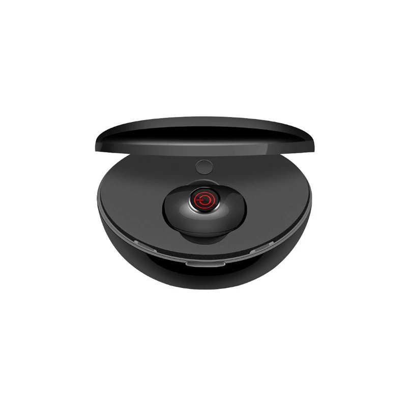 Беспроводная гарнитура UTHAI D16, Bluetooth 5,0, гарнитура TWS HIFI, Мини спортивная Гарнитура, Поддержка iOS/Android, телефон, HD вызов - Цвет: Черный