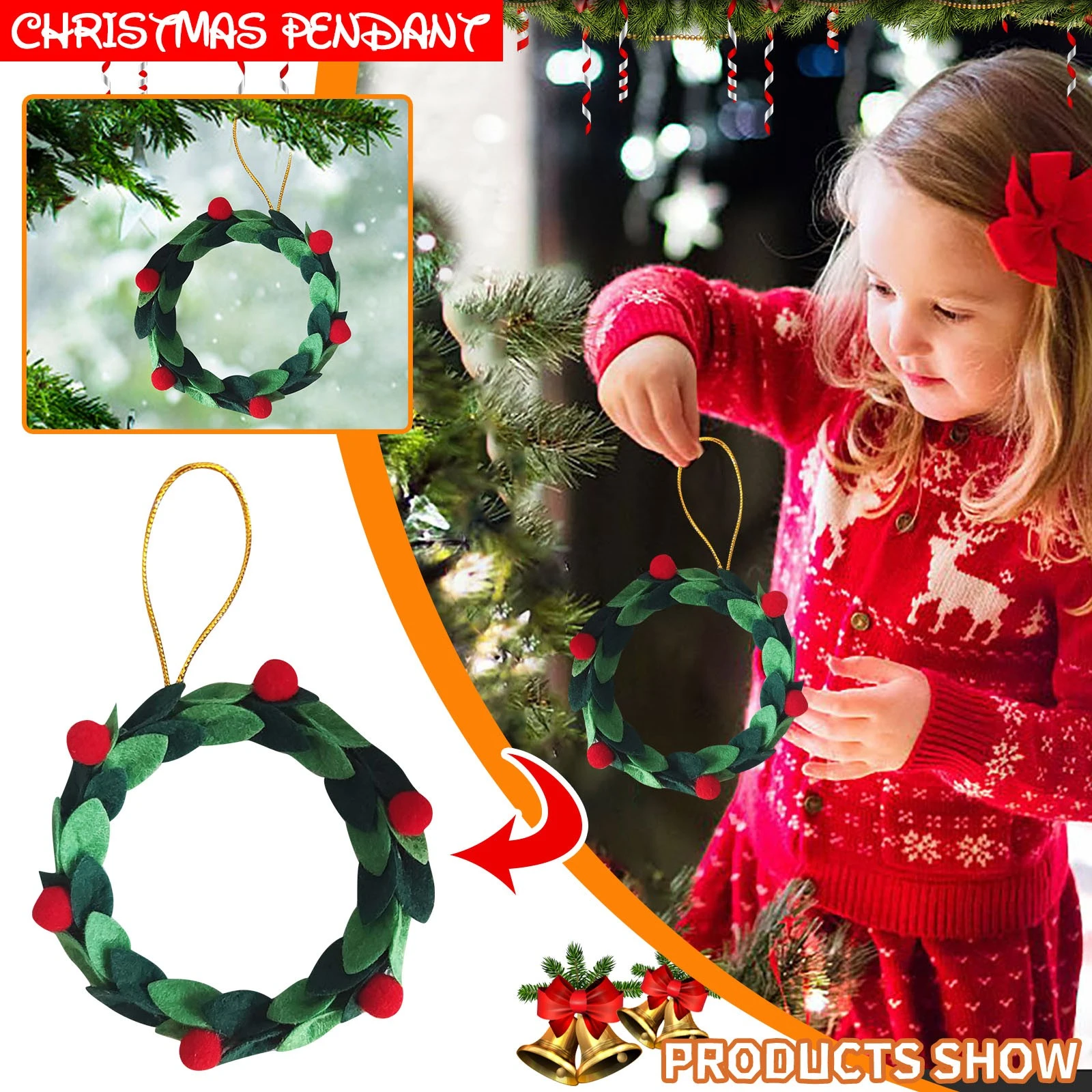 Christmas Garland At Disneyland 2022 Christmas Garland Arrangement Christmas Ornament Christmas Hanging Garl Christmas  Decorations For Home New Year 2022|Pendant & Drop Ornaments| - Aliexpress