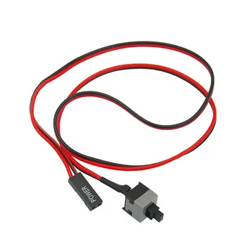 Computer power cord Desktop host chassis jumper power switch computer restart boot line button power RESET line power cord