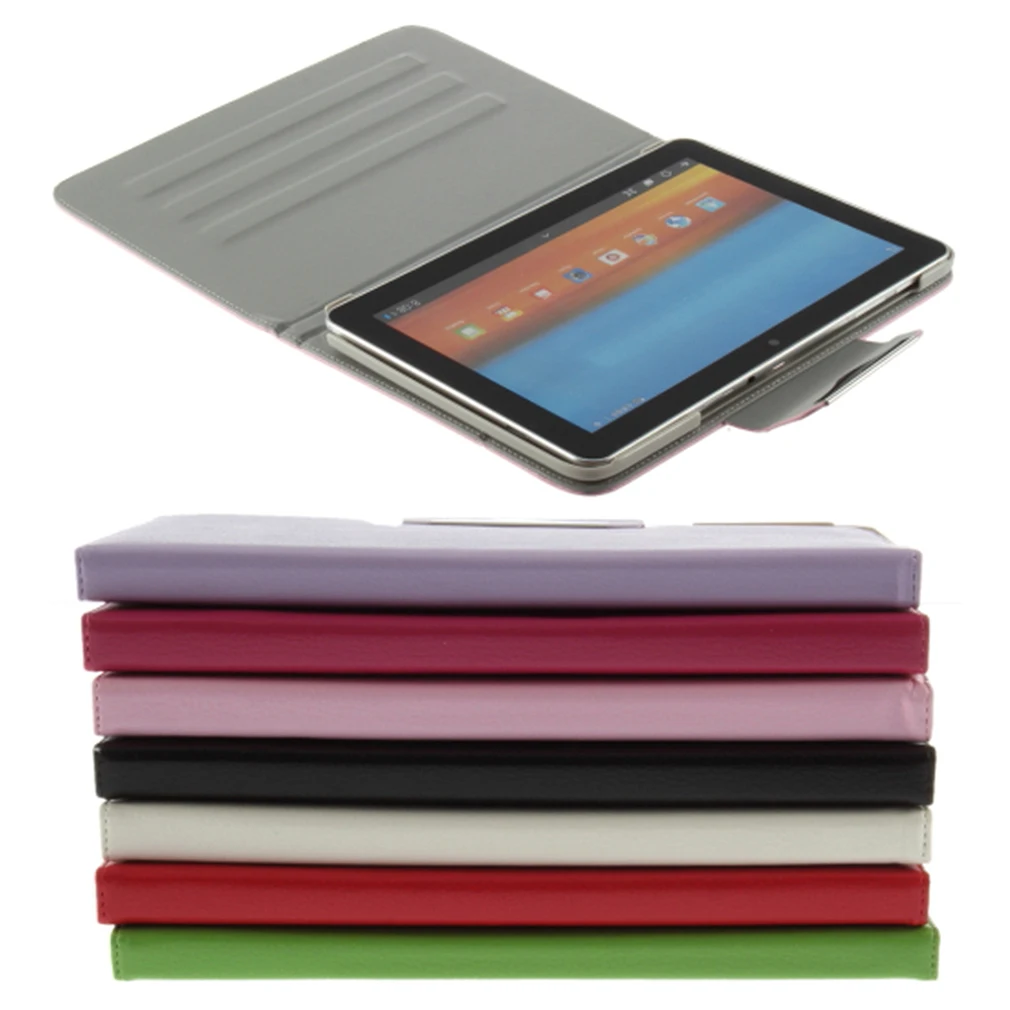 

Magnetic Button Leather Skin Cover Case for Samsung N8000 N8010
