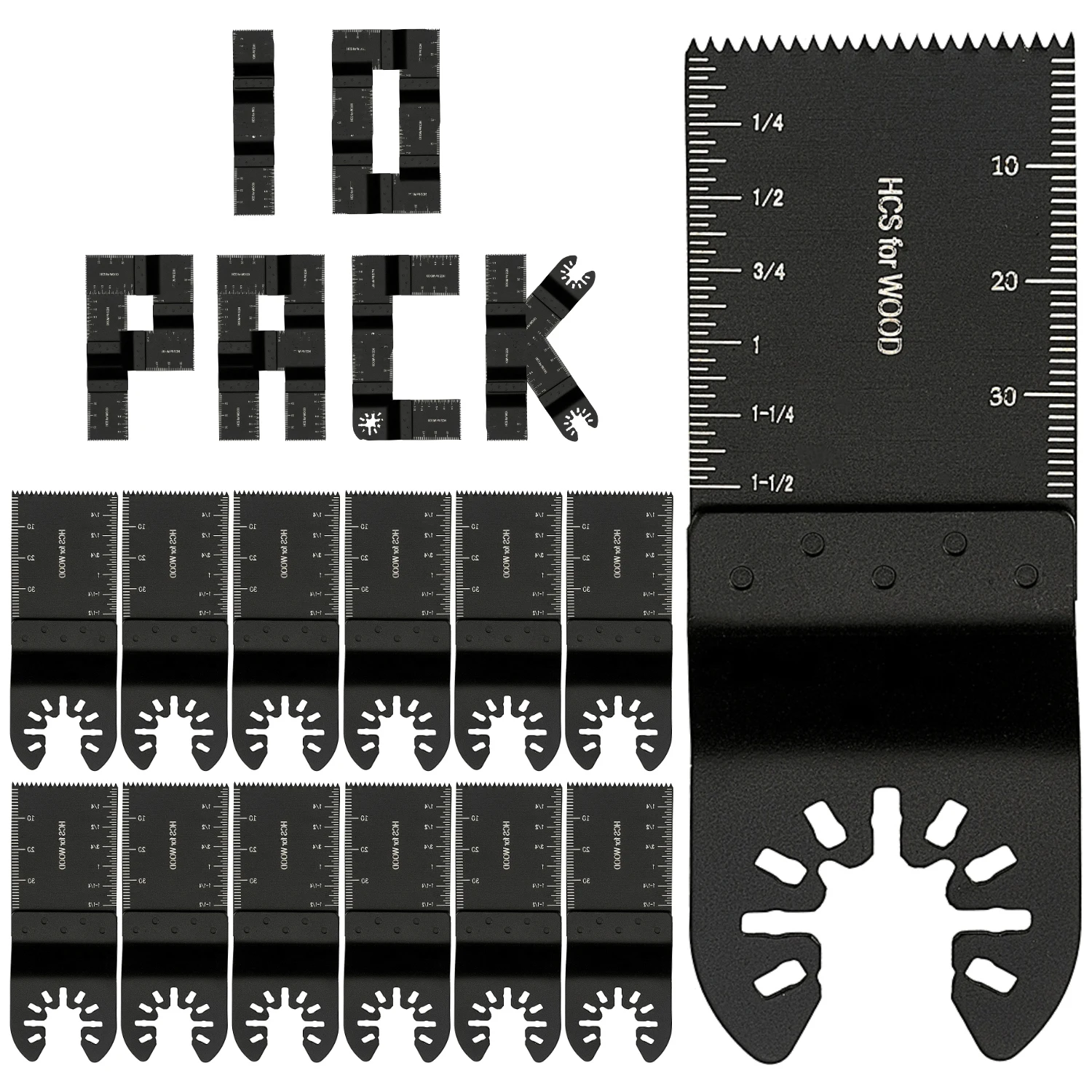 

10PCS Oscillating Multi Tool Saw Blades Multifunctional Saw Blade Professional Wood Cutting Disc for Renovator Power Tool