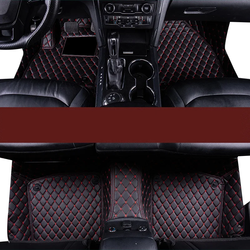 Lsrtw2017 роскошный кожаный автомобильный салон автомобиля коврик для ford explorer 5 2011 2012 2013 5 ковер