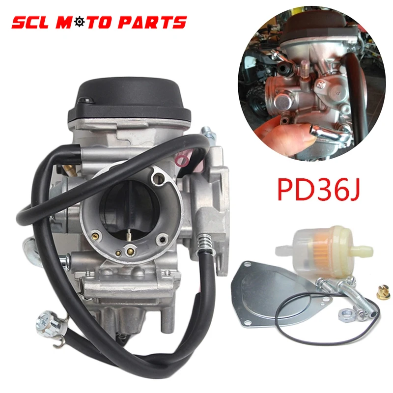 Карбюратор ALconstar для мотоцикла Carb PD36J 36 мм 350CC 400CC 500CC Suzuki LTZ400 Quad 2003-2007 Kawasaki ATV UTV |