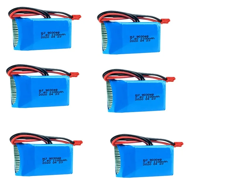 Батарея JST 7 4 в 1100 мАч для Wltoys V353 A949 A959 A969 A979 k929 В литий-полимерная батарея WL игрушек