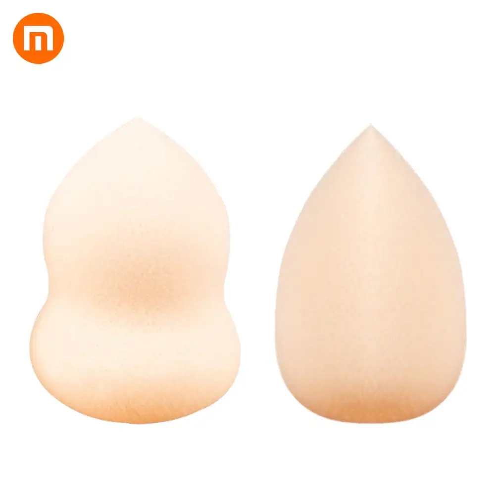 

Xiaomi 2 PCS Soft Hydrophilic Makeup Sponge BB Beauty Egg Wholesale Puff Wet Dry Dual Use Face Foundation Powder Gourd Cosmetic