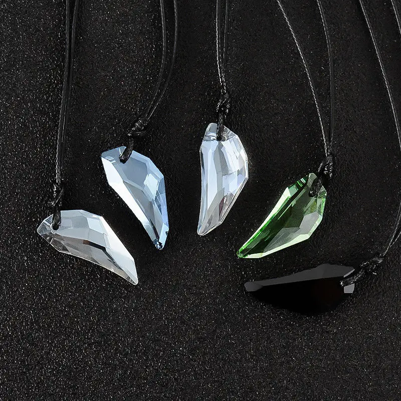 Men Wolf Tooth Necklace Crystal Natural Stone Pendant Women Jewelry fang tooth necklace,natural stone necklace