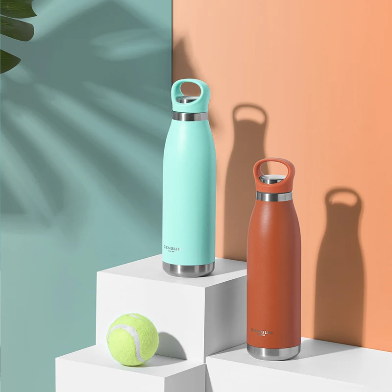 Thermoflask Sport Thermos Stainless Steel Water Bottle Simple Modern