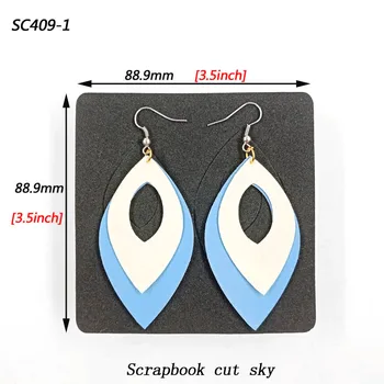 

earring-SC409 Scrapbook cut sky & steel wooden dies Compatible with most machines