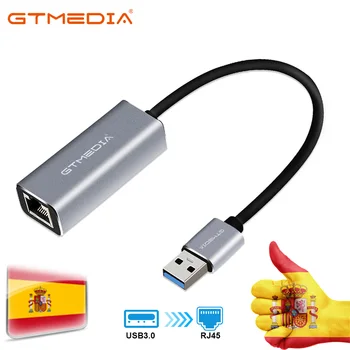 

USB Ethernet Adapter USB 3.0 AM TO RJ45 Gigabit Ethernet LAN Wired Network 10/100/1000 Mbps Converter For Windows Mac PC Linux