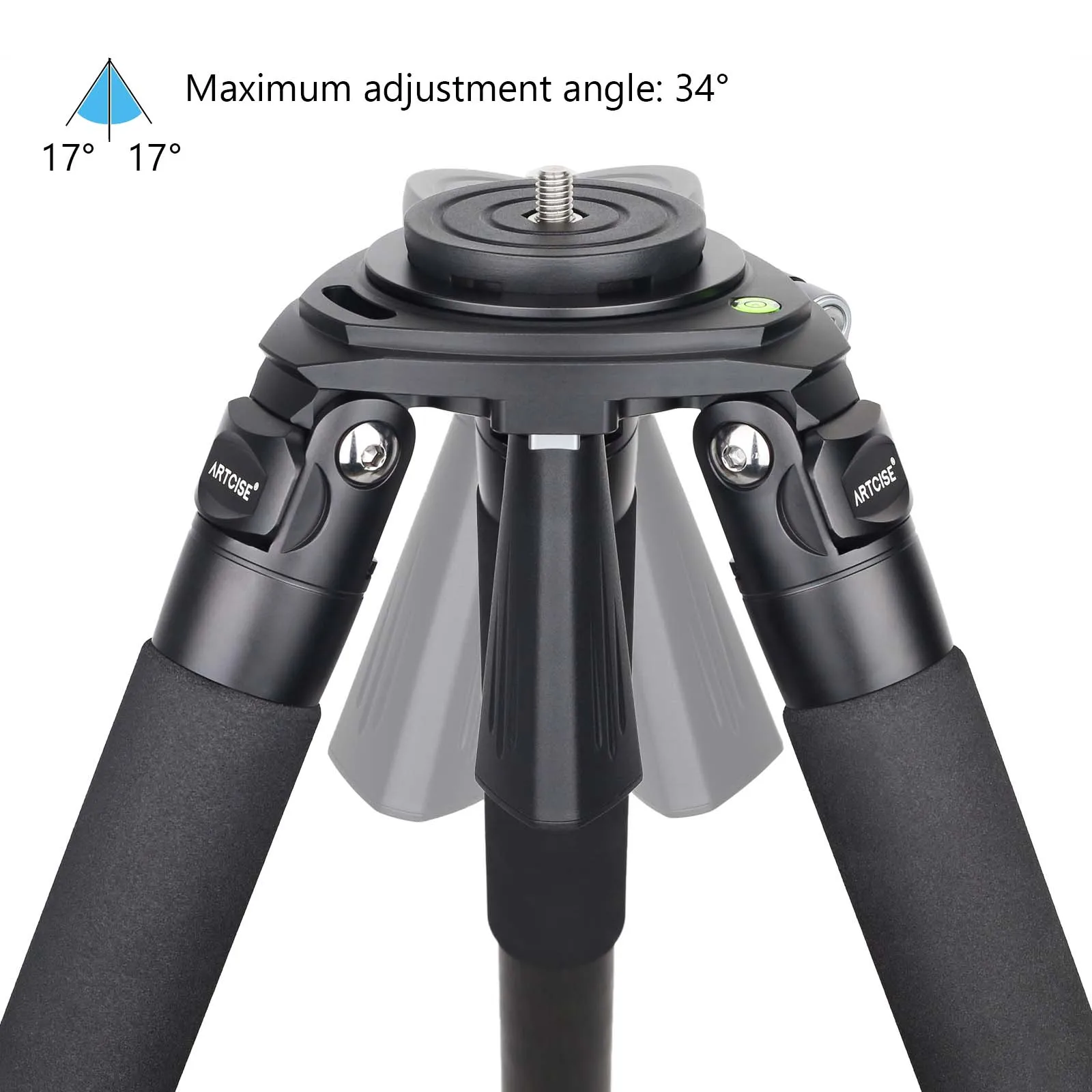 Description Picture 5 of itemBL75 Universal Aluminum Alloy Bowl Adapter 75mm Half Ball Bowl Leveler Adapter for Tripod Monopod Fluid Hydraulic Ball Head DSLR